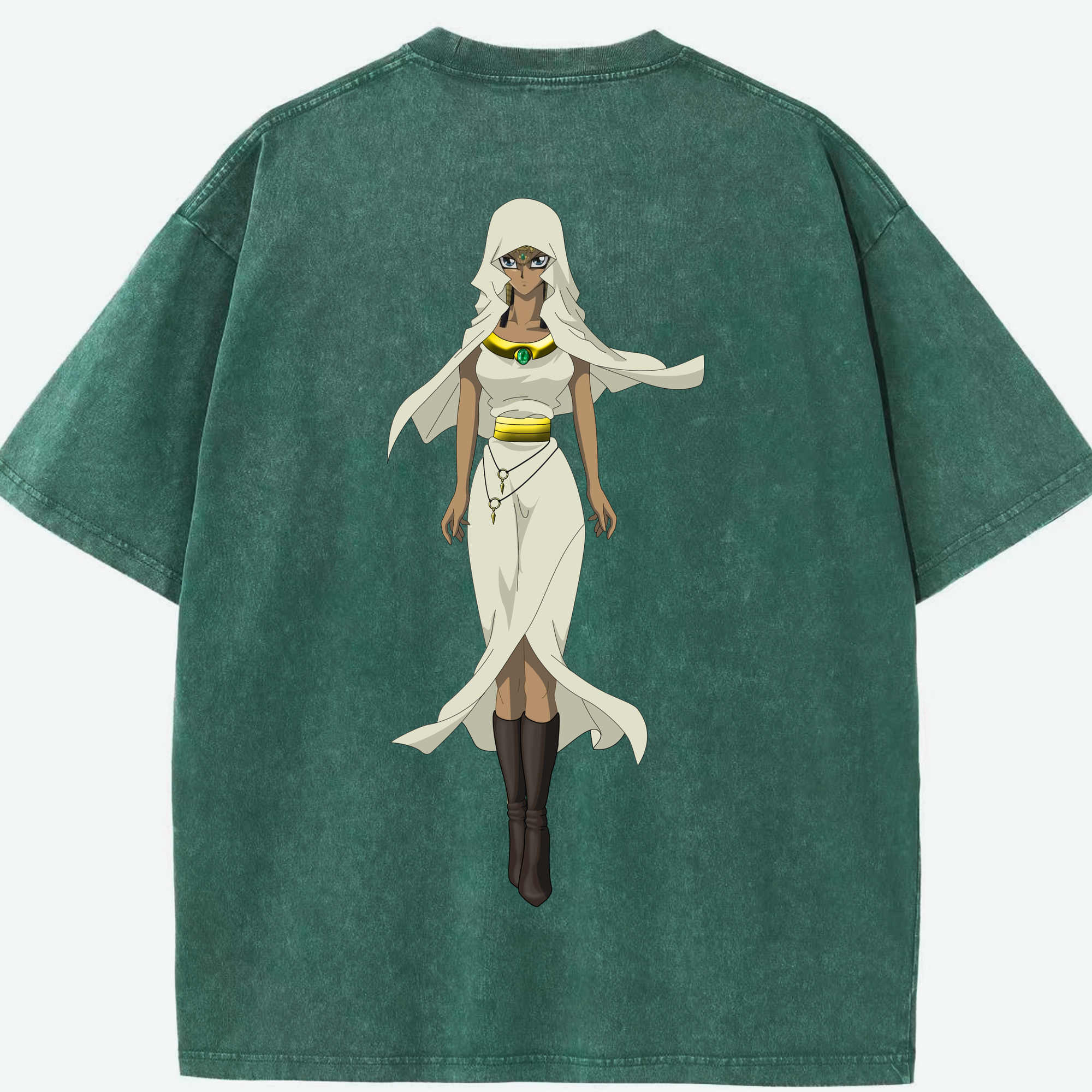 （画像用） 遊☆戯☆王 Yu-Gi-Oh! 綿100% ヴィンテージ風 半袖Tシャツ（背面プリント）